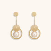 Draping Ear Pearl-white - Jewelry de Corner